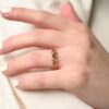 925 Sterling Silver Multi Sapphire Eternity Band - Image 2