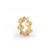 925 Sterling Silver Multi Sapphire Eternity Band - Image 3
