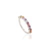 Delicate sterling silver band with 1.69 mm shank width