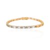 925 Sterling Silver Multi Sapphire Tennis Bracelet - Image 4
