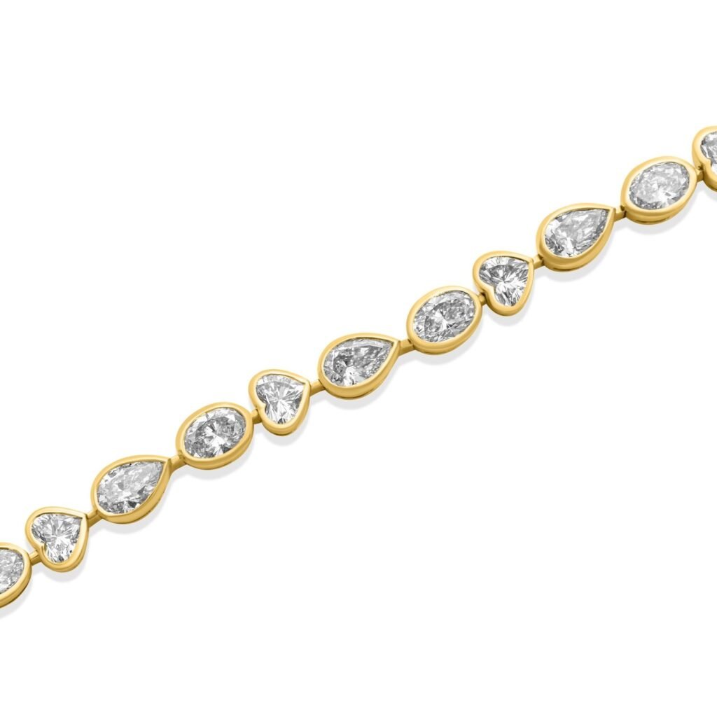 925 Sterling Silver Multi Shape Bracelet