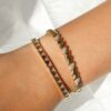 925 Sterling Silver Multi Triangle Diamond Bangle - Image 2