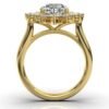 925 Sterling Silver Nature Inspired Diamond Ring - Image 3