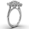 925 Sterling Silver Nature Inspired Diamond Ring - Image 7