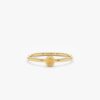 925 Sterling Silver Opal Bezel Ring