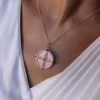 925 Sterling Silver Opal Pendant Necklace - Image 2