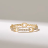 925 Sterling Silver Open Link Band Ring - Image 2