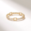 925 Sterling Silver Open Link Band Ring - Image 4