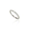 925 Sterling Silver Oval Cut Diamond Eternity Band - Image 3