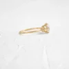 925 Sterling Silver Oval Cut Diamond Ring - Image 4