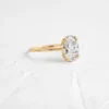 925 Sterling Silver Oval Cut Diamond Engagement Ring - Image 8