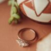 Simple ring design highlighting a premium CZ diamond oval shape