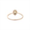 925 Sterling Silver Oval Peridot & Diamond Ring - Image 4