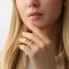 925 Sterling Silver Oval Peridot Ring - Image 4