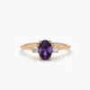 Sterling silver ring with thick gold plating