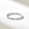 Slim 1.86mm band sterling silver ring