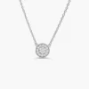925 sterling silver necklace with a refined disc pendant