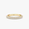 925 Sterling Silver Pave Diamond Dome Ring - Image 4