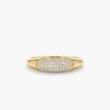 925 Sterling Silver Pave Diamond Dome Ring