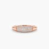 925 Sterling Silver Pave Diamond Dome Ring - Image 6