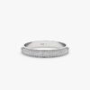 925 Sterling Silver Pave Diamond Dome Ring
