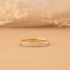 925 Sterling Silver Pave Diamond Dome Ring - Image 2