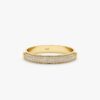 925 Sterling Silver Pave Diamond Dome Ring - Image 4