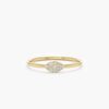 925 Sterling Silver Pave Diamond Evil Eye Ring