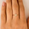 925 Sterling Silver Pave Diamond Heart Ring - Image 4