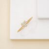 925 Sterling Silver Pave Diamond Heart Ring - Image 5