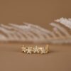 925 Sterling Silver Pave Diamond Multi Star Ring - Image 2