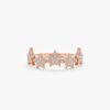 925 Sterling Silver Pave Diamond Multi Star Ring - Image 4