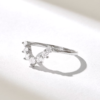 Minimal sterling silver ring with polished finish