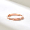 925 Sterling Silver Pave Diamond Ring - Image 5