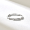 925 Sterling Silver Pave Diamond Ring - Image 6