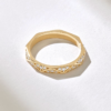 Contemporary ring designed for stacking or everyday wear