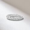 925 Sterling Silver Pave Diamond Twisted Dome Ring - Image 5
