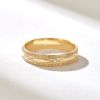 Wedding band with a 4.44 mm band width