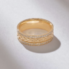 Timeless pave eternity ring for everyday or special occasions