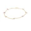 925 Sterling Silver Pear Cut Chain Bracelet - Image 6