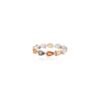 925 Sterling Silver Pear Cut Multi Sapphire Eternity Band