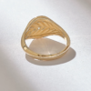925 Sterling Silver Pear Diamond Oval Signet Ring - Image 4
