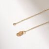 Sterling silver necklace pendant measuring 12.50 x 10.00 mm
