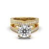 925 Sterling Silver Pear Shape Shank Diamond Ring - Image 6