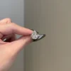 925 Sterling Silver Pear Shaped 3-Prong Hidden Halo Pave Bridge Solitaire Ring