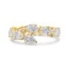 925 Sterling Silver Pear Wrap Ring