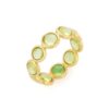 925 Sterling Silver Peridot Eternity Band - Image 3