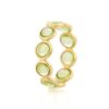 925 Sterling Silver Peridot Eternity Band - Image 6