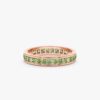925 Sterling Silver Peridot Eternity Ring - Image 6