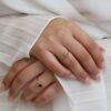 925 Sterling Silver Peridot Heart Ring - Image 7